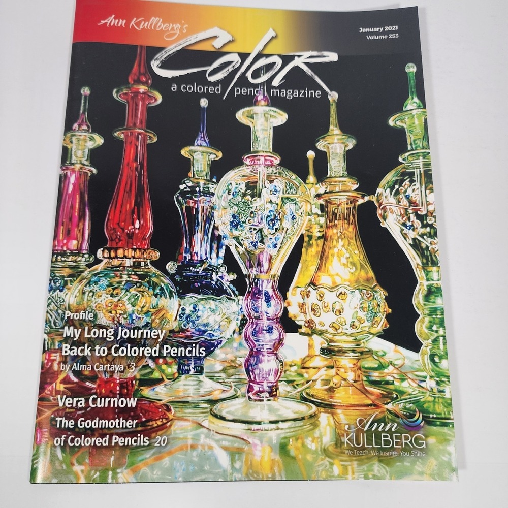 Color Magazine January 2021‎ By Ann Kullberg Colored Pencil Art
